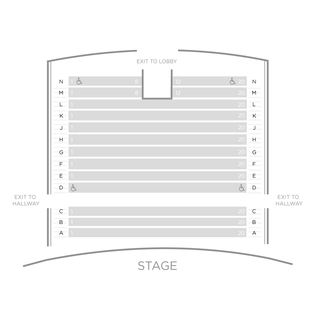 Farkas Hall seat map