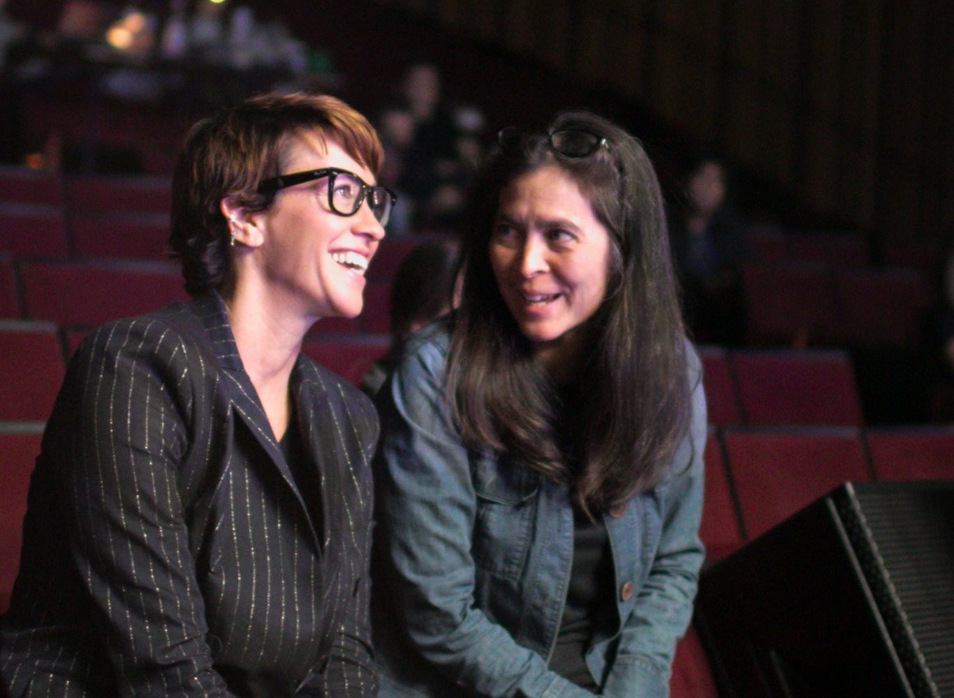 Diane Paulus and Alanis Morissette
