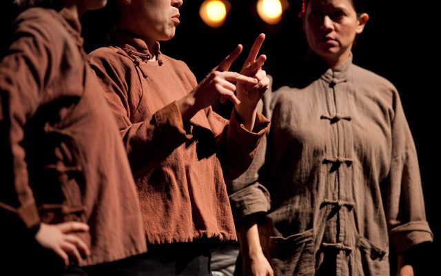 ASL performers at a show.