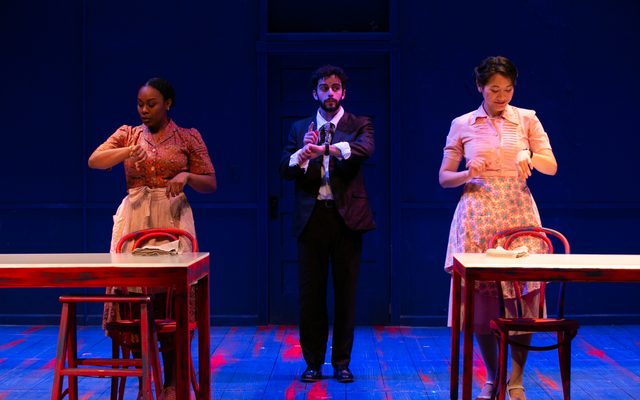 Members of the A.R.T. Institute class of 2018 in Our Town.