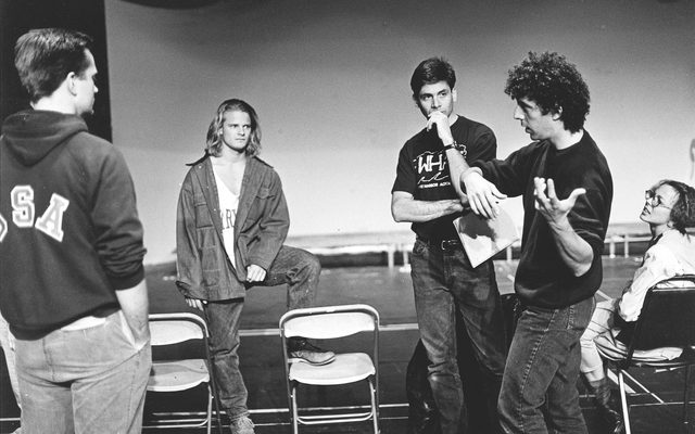 Eric Bogosian working with Institute students