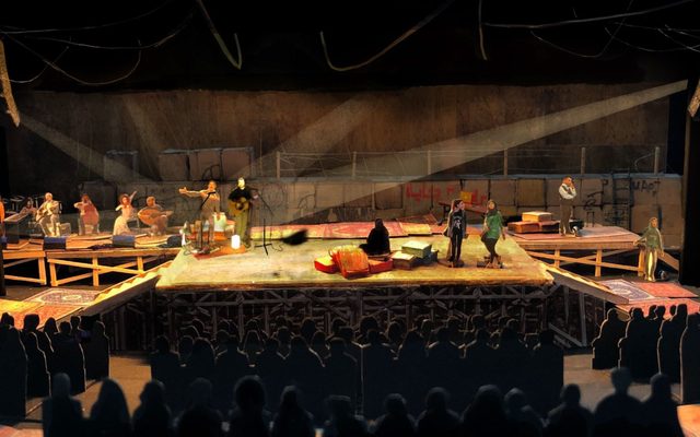 We Live in Cairo set rendering