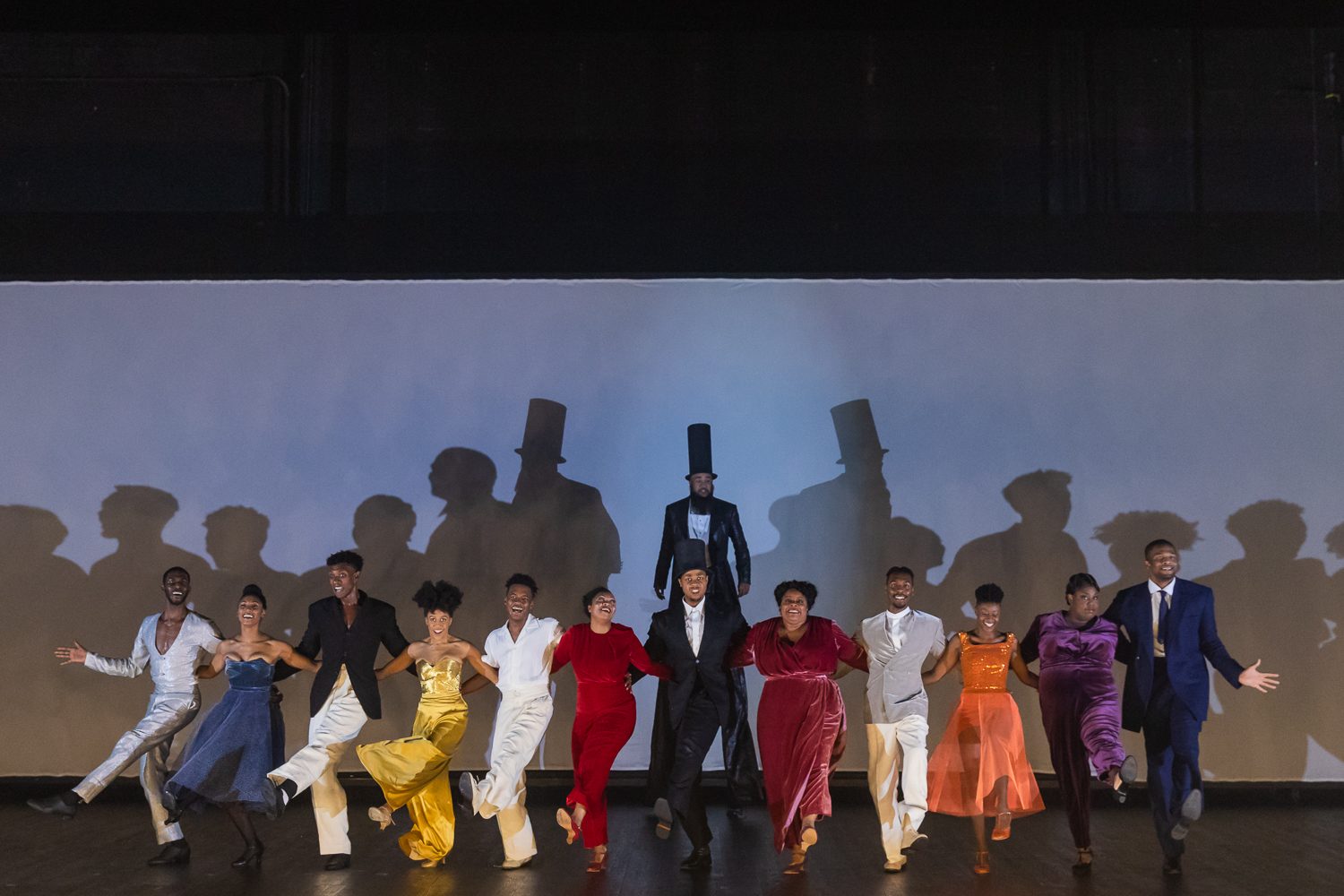 The cast of The Black Clown.