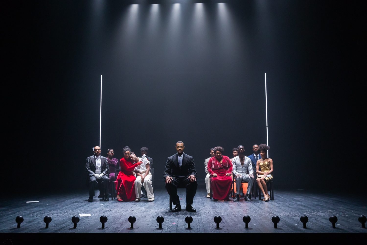 The cast of The Black Clown.