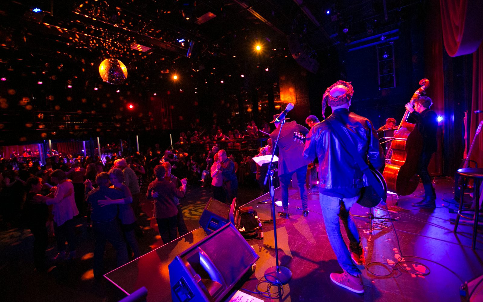 A view from the stage at Milonga Night.