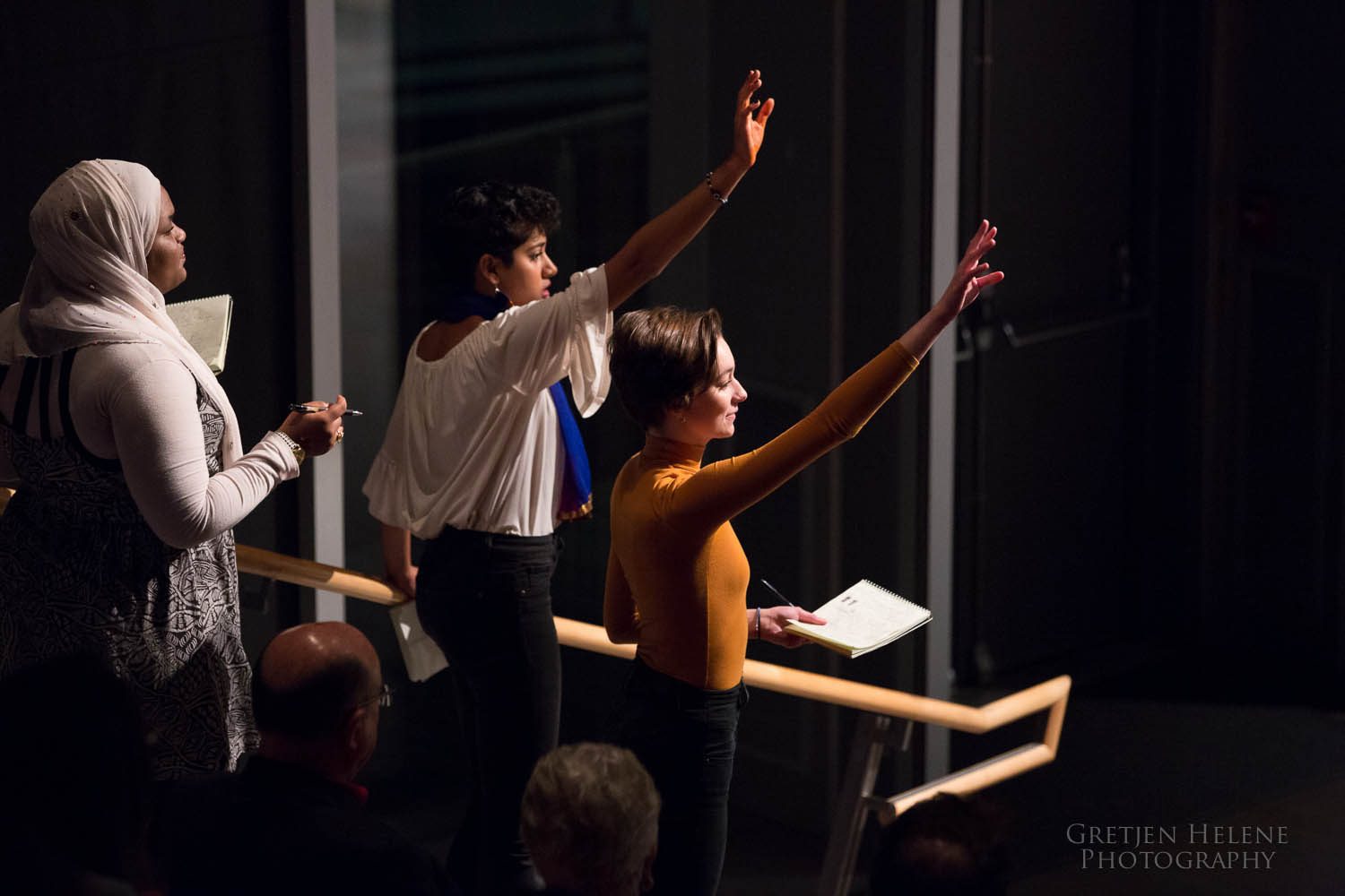 Teen performers in 2016 performance of "Proclamation 4: Borders/Boundaries"