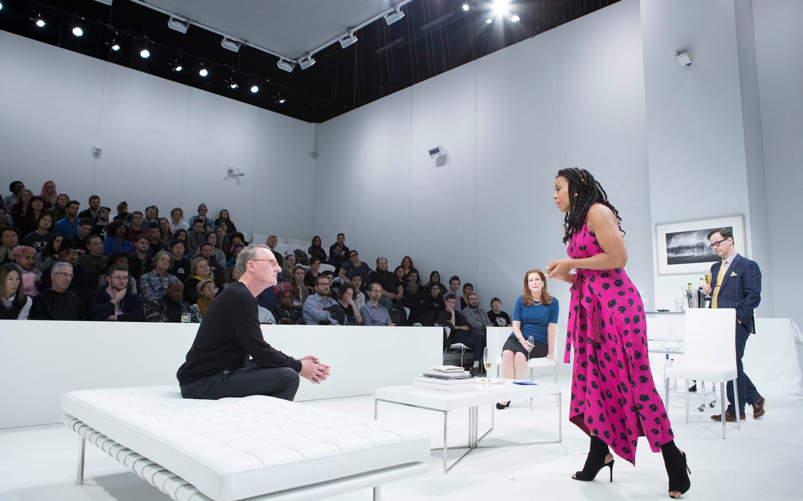 Daniel Gerroll, Patricia Kalember, Karen Pittman, and Jim Poulos in The White Card.