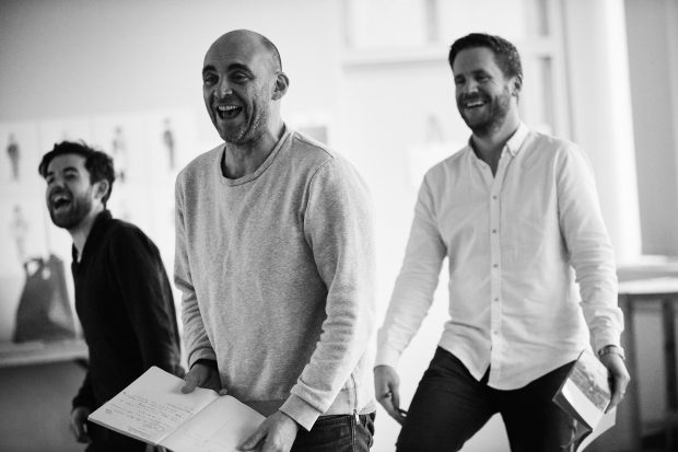 Ciarán O'Brien, Sean Holmes, and Ian-Lloyd Anderson