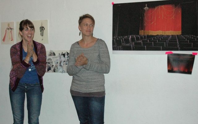 Director Shira Milikowsky and Set Designer Sara Brown.