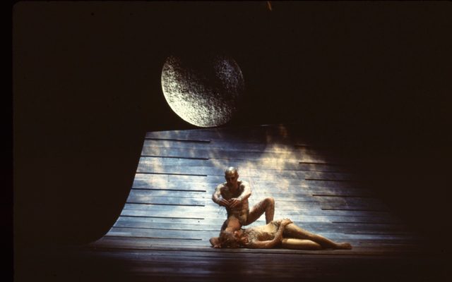 Kenneth Ryan (Oberon) and Carmen de Lavallade (Titania).