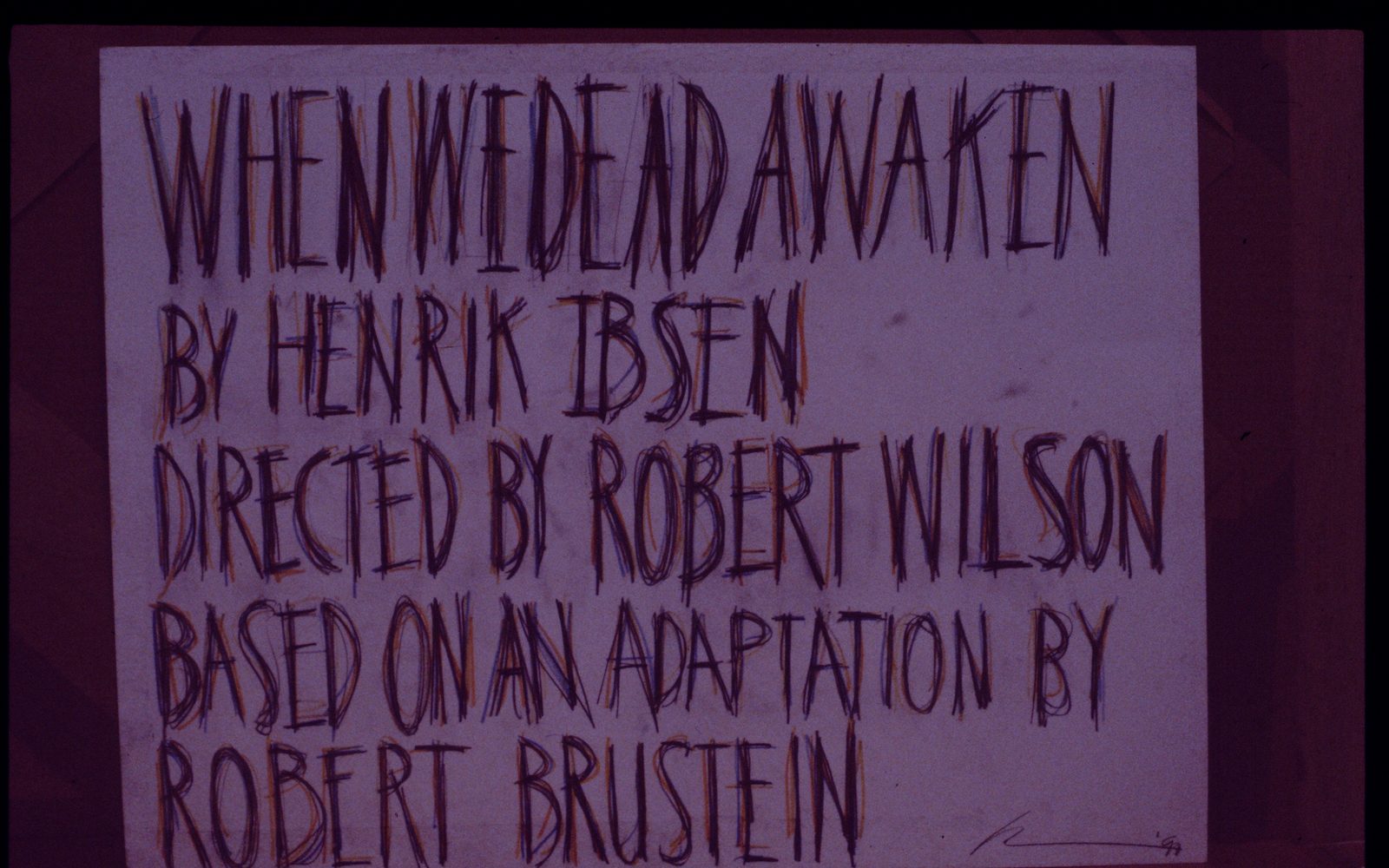 When We Dead Awaken production photo