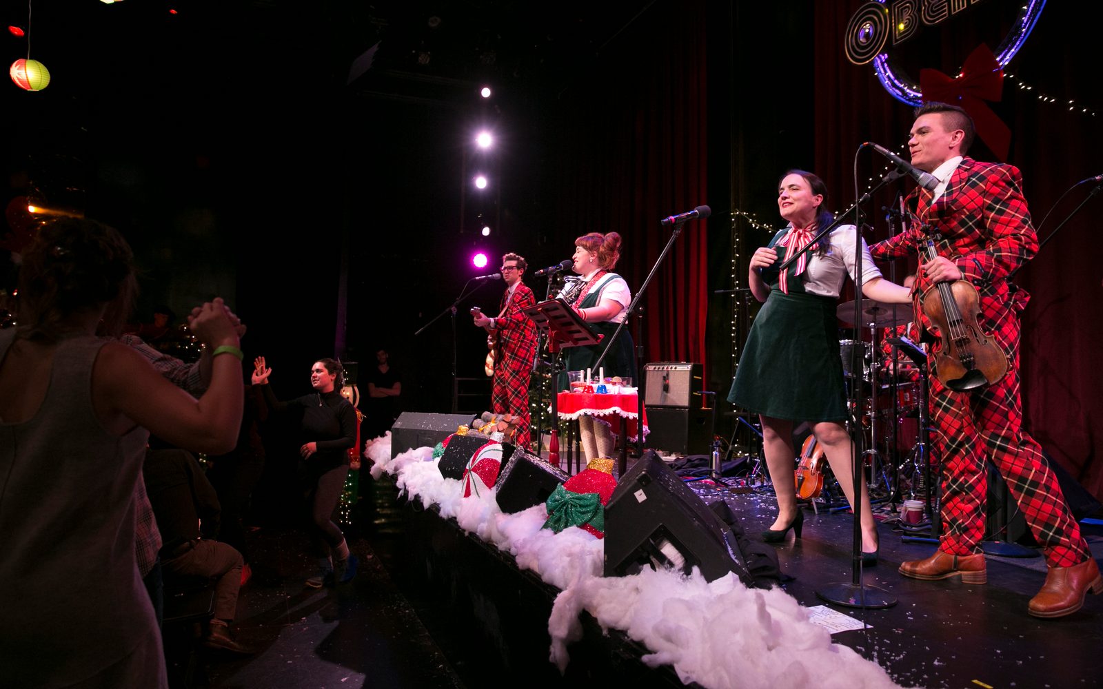 The Sweetback Sisters perform at their 2017 Christmas Country Singalong Spectacular.
