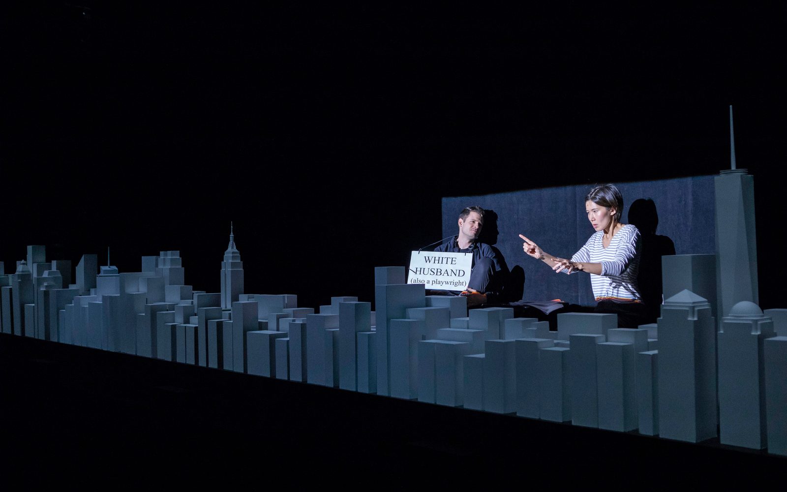 Miles G. Jackson and Jiehae Park in Endlings.