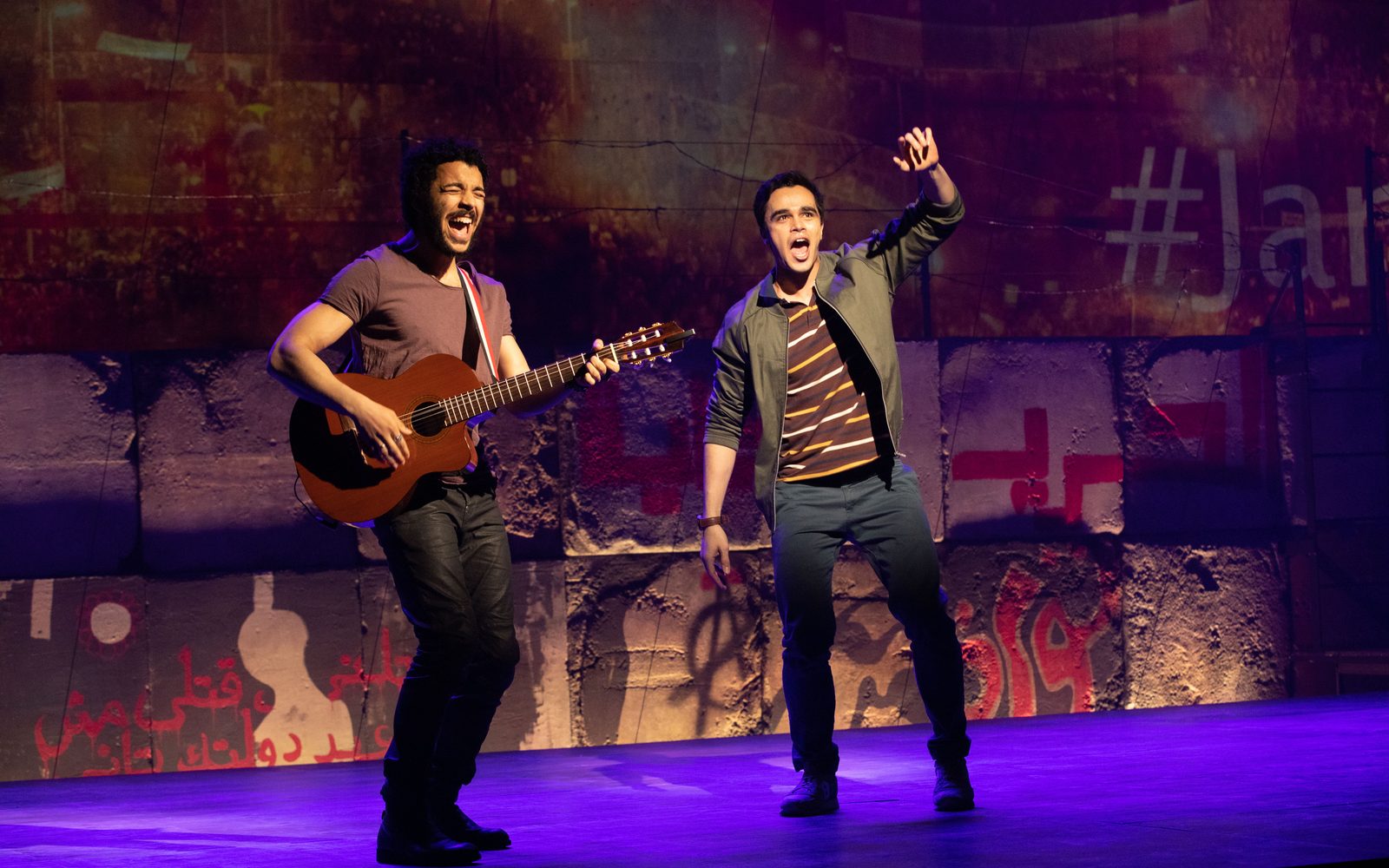 Jakeim Hart and Abubakr Ali in We Live in Cairo.