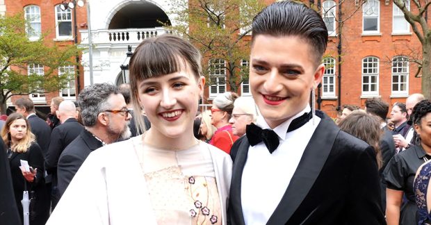 Lucy Moss and Toby Marlow, the writers of SIX.