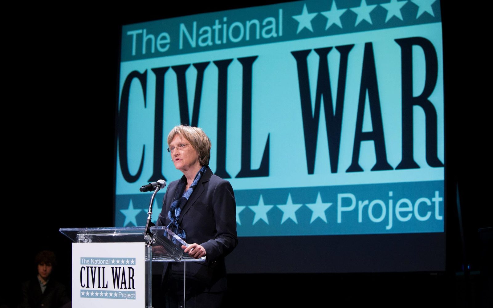Drew Faust at the kick-off for the National Civil War Project