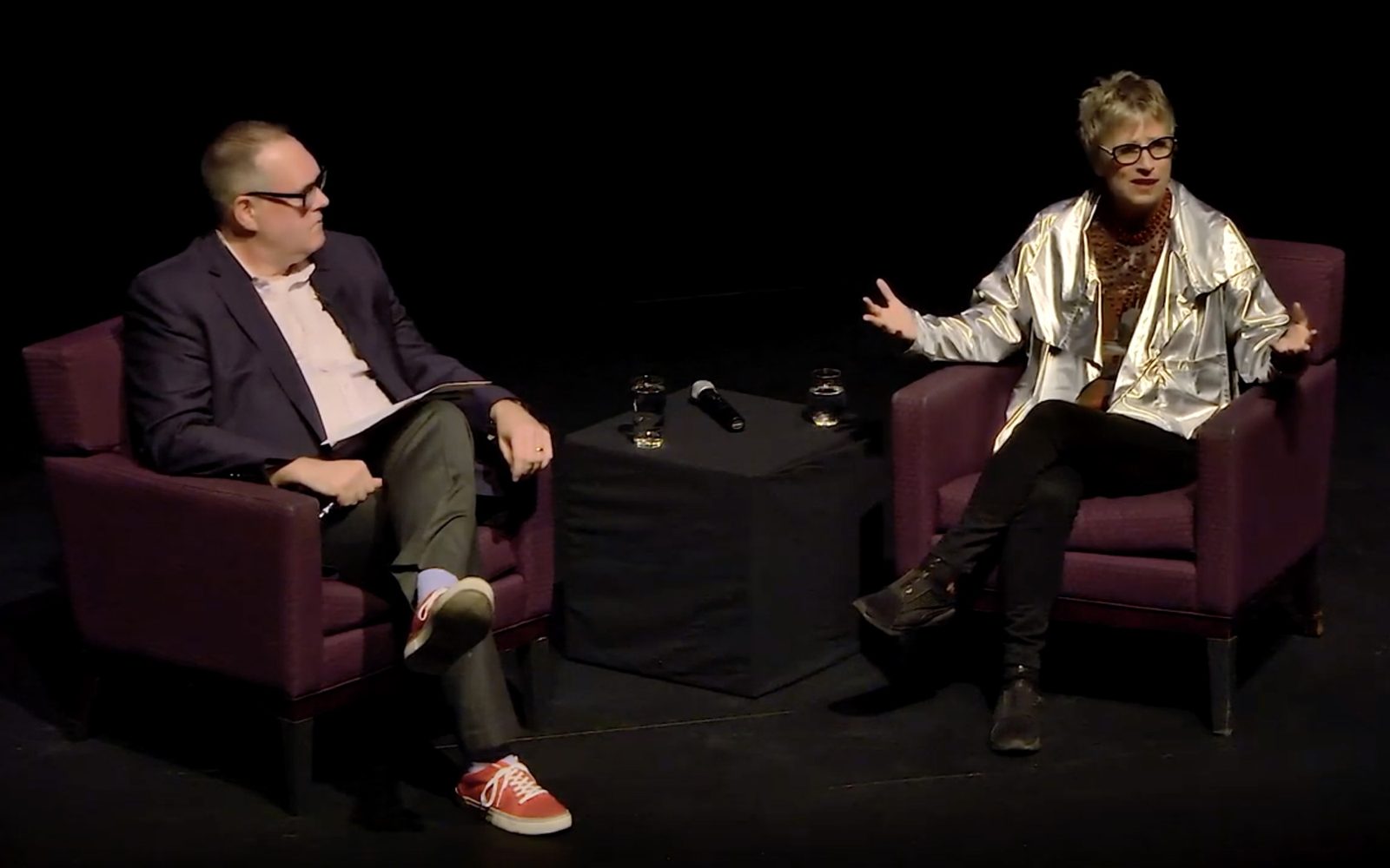 An intimate conversation with Tony Award winner Eve Ensler and Harvard’s Timothy Patrick McCarthy