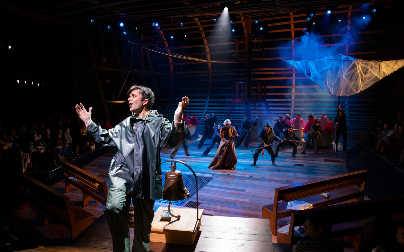 Manik Choksi and the company of Moby-Dick.