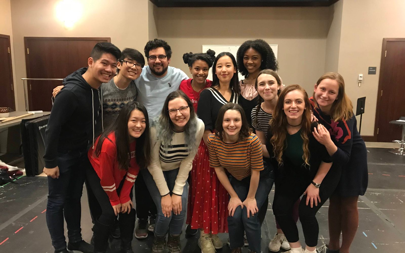 The cast and creative team of Thumbelina