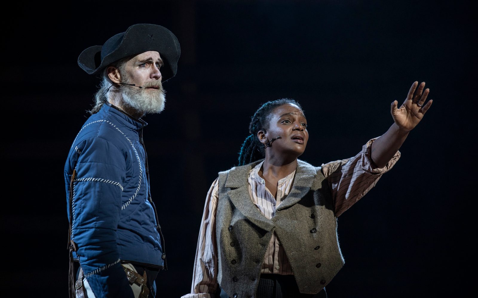 Tom Nelis and Starr Busby in Moby-Dick.