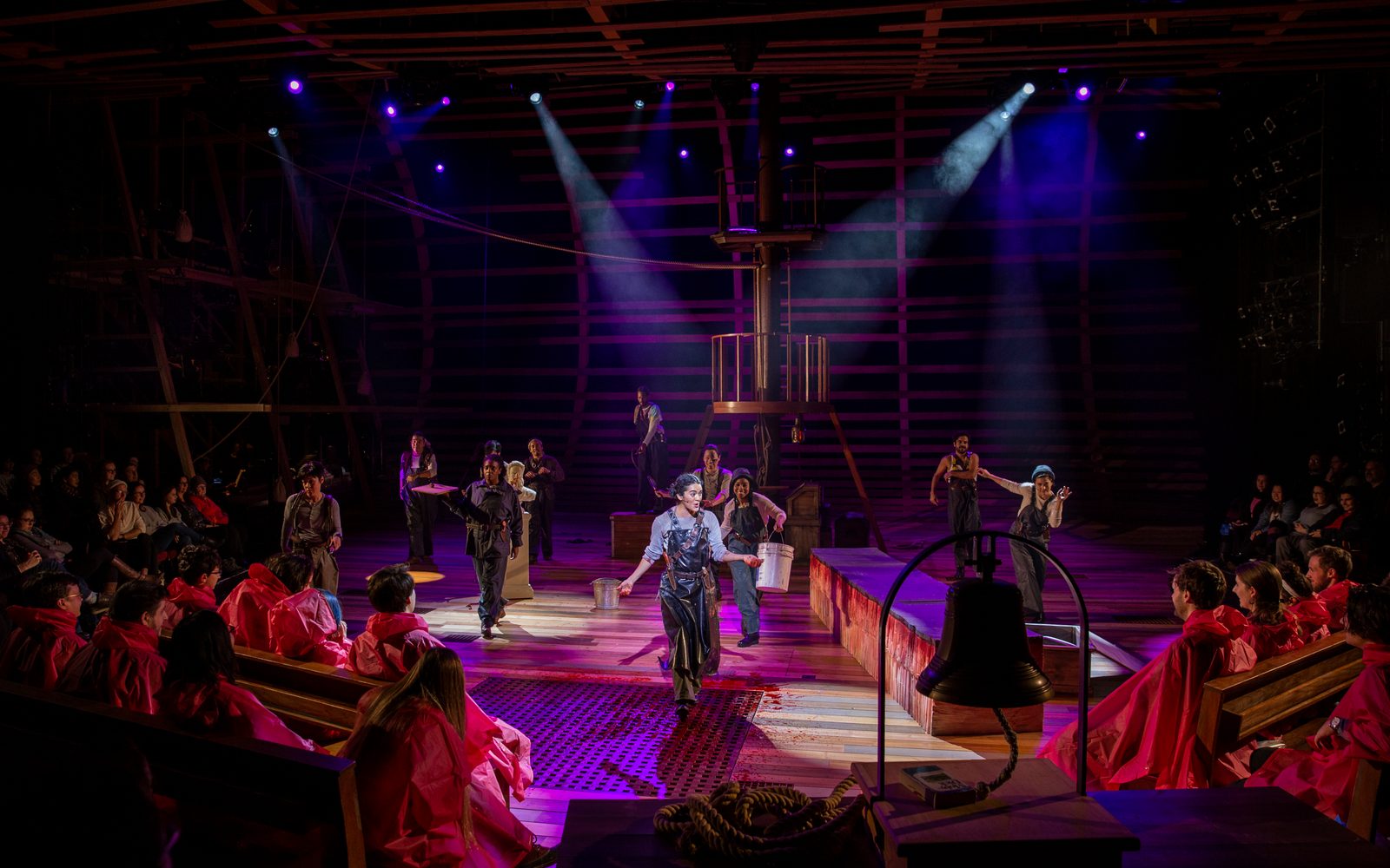 Members of the cast of Moby-Dick.