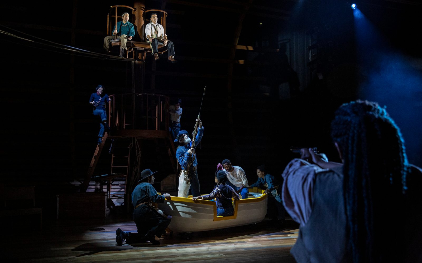 Members of the cast of Moby-Dick.