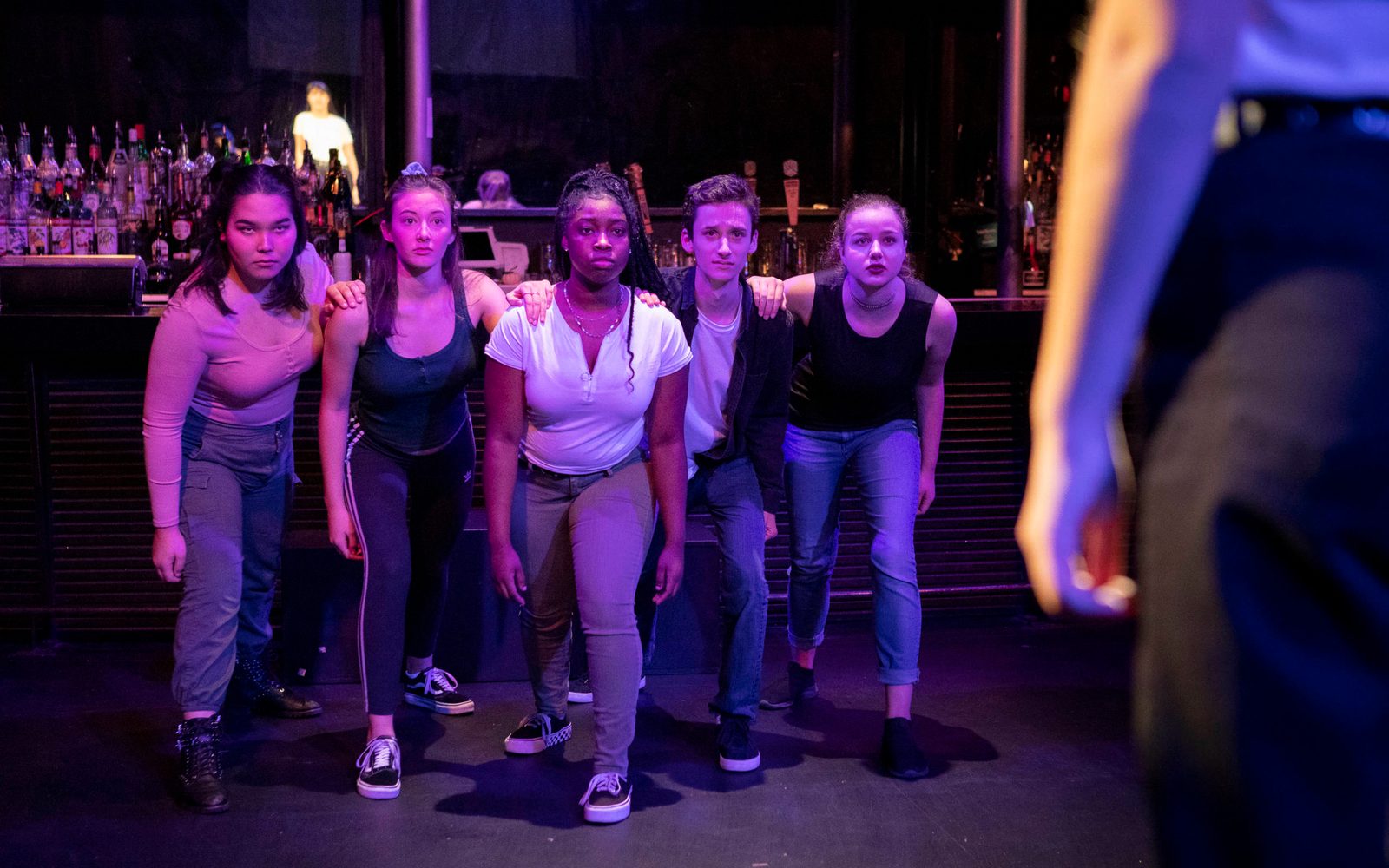 Artemis Wheelock-Wood, Nadia Hopkins, Jada Saintlouis, Sam Hook, and Rachel Myers