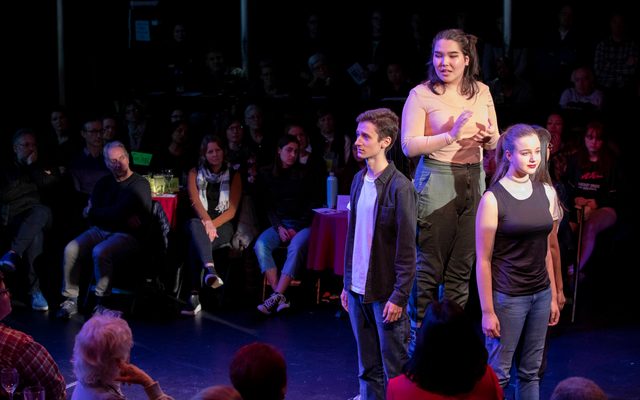 Sam Hook, Artemis Wheelock-Wood, and Rachel Myers