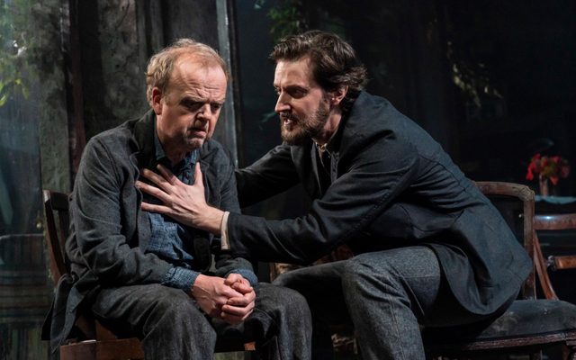 Toby Jones and Richard Armitage in Uncle Vanya
