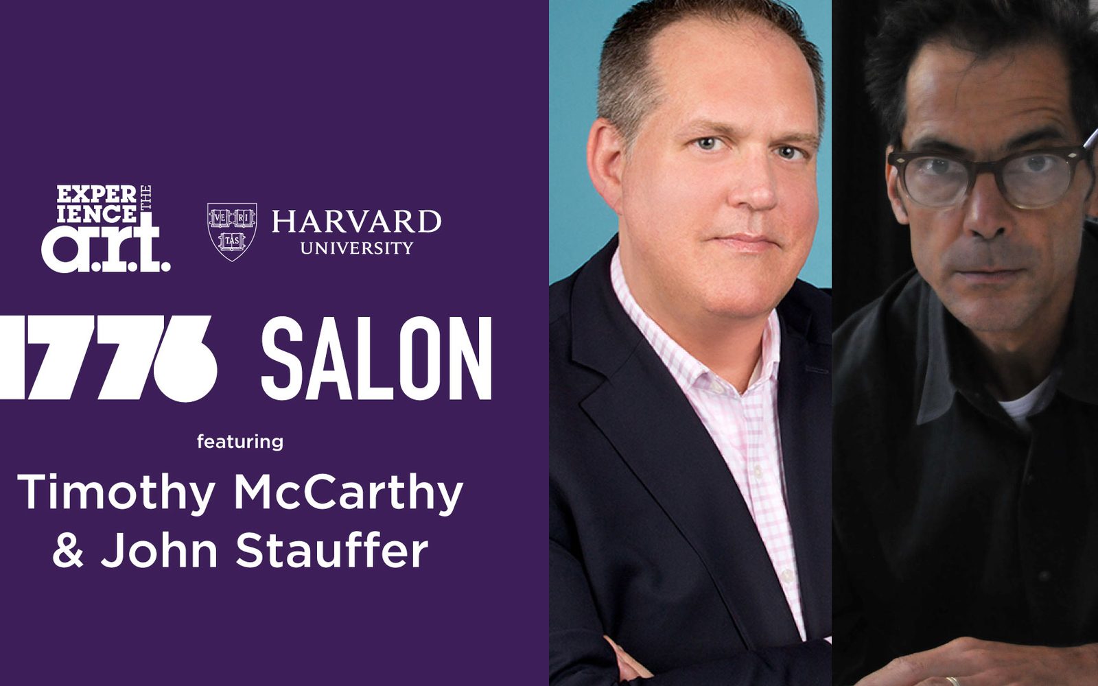 1776 Salon featuring Timothy McCarthy and John Stauffer