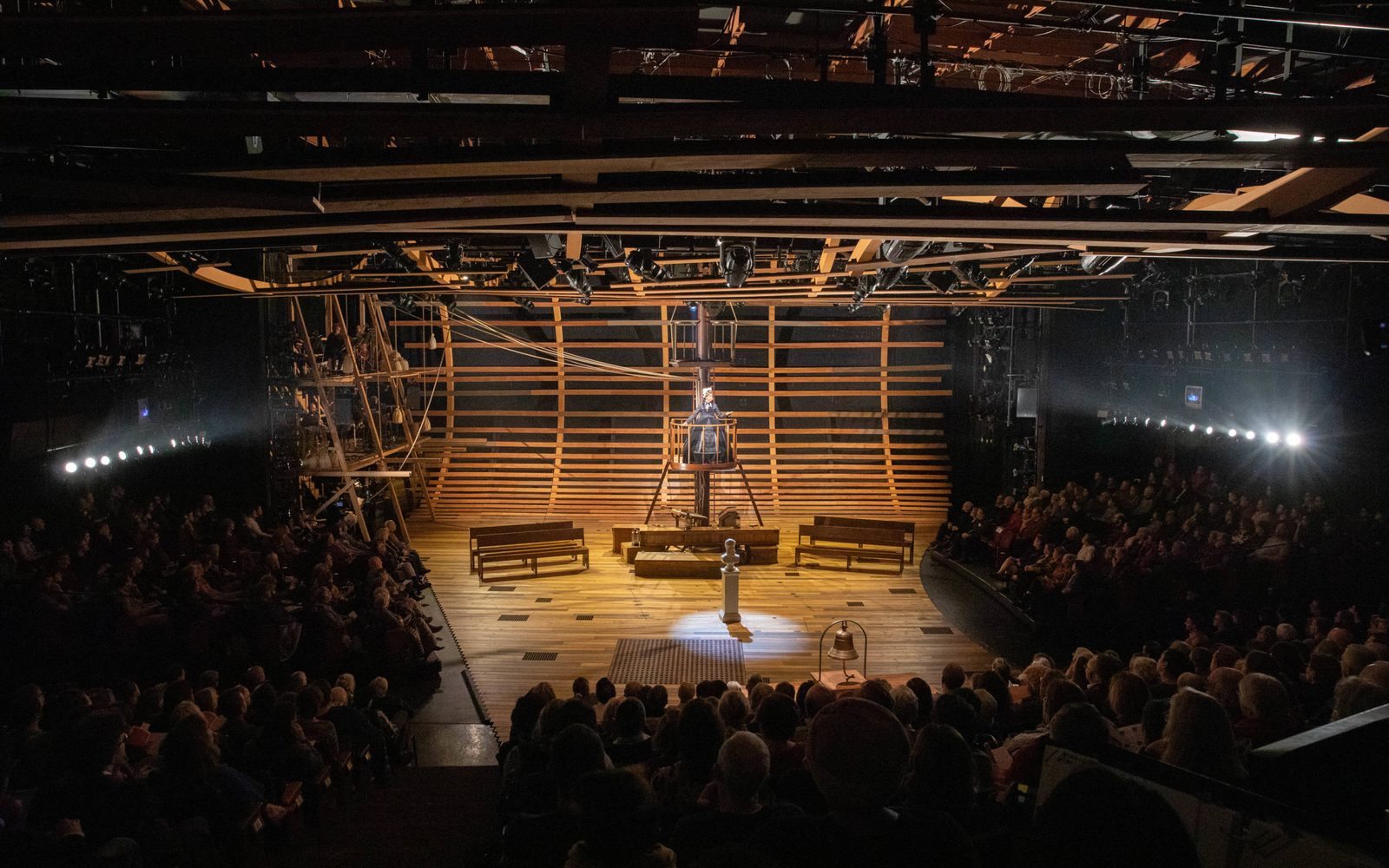 Dawn L. Troupe and the set of Moby-Dick