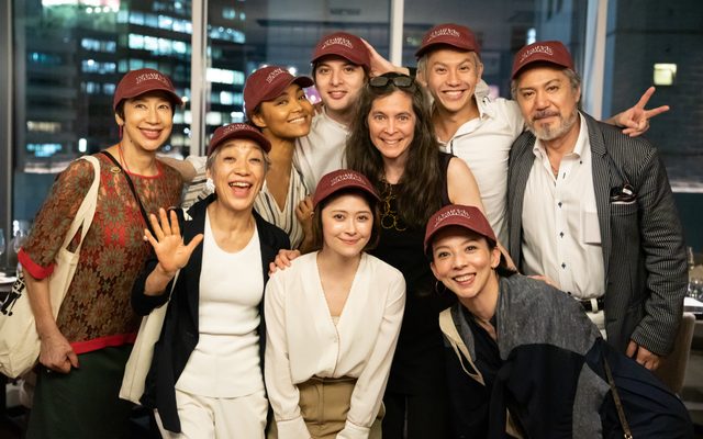 Diane Paulus with the cast of Pippin (Tokyo).