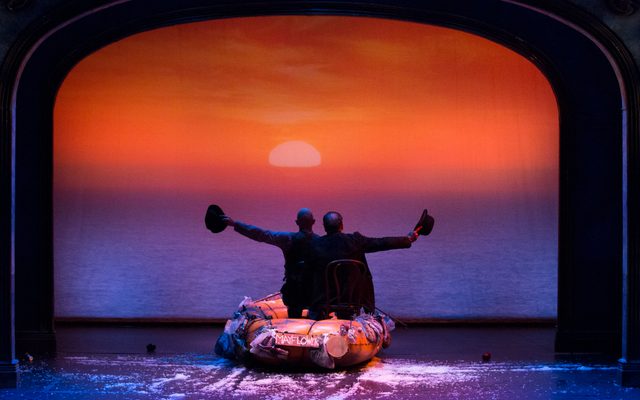 Taylor Mac and Mandy Patinkin in The Last Two People on Earth.