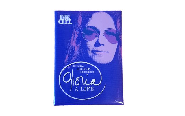 Magnet with poster art of Gloria: A Life.