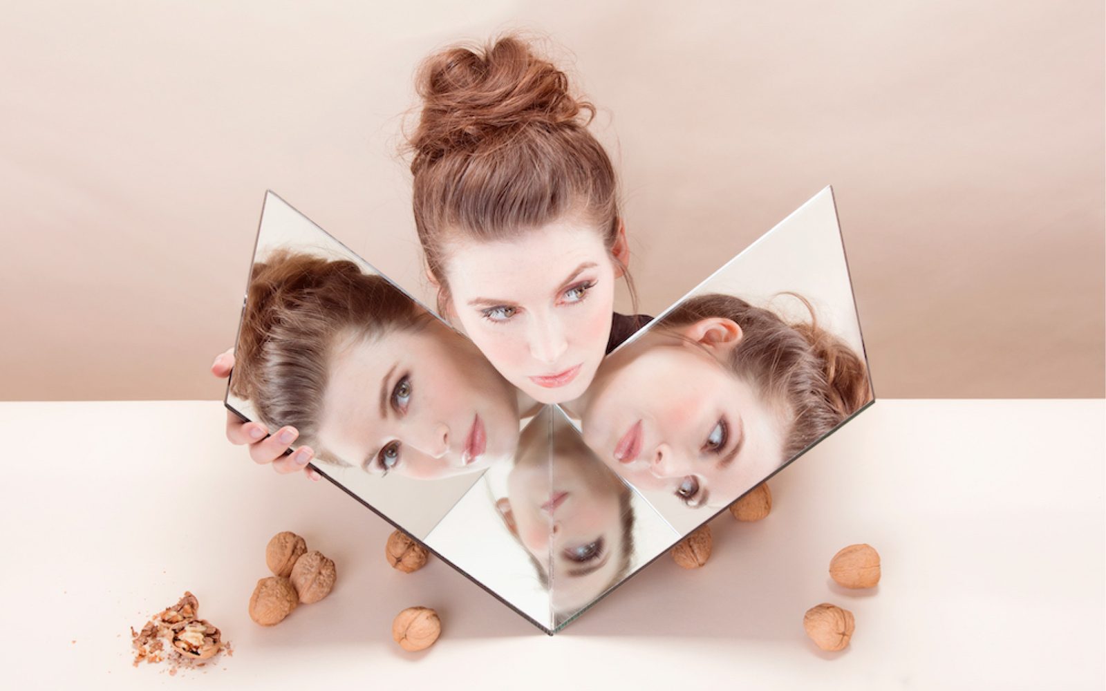 Jeanette Andrews with mirros