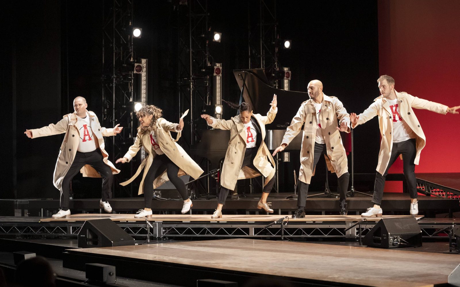 Anthony Morigerato, Amanda Castro, Ayodele Casel, John Manzari, and Kurt Csolak in Ayodele Casel: Chasing Magic