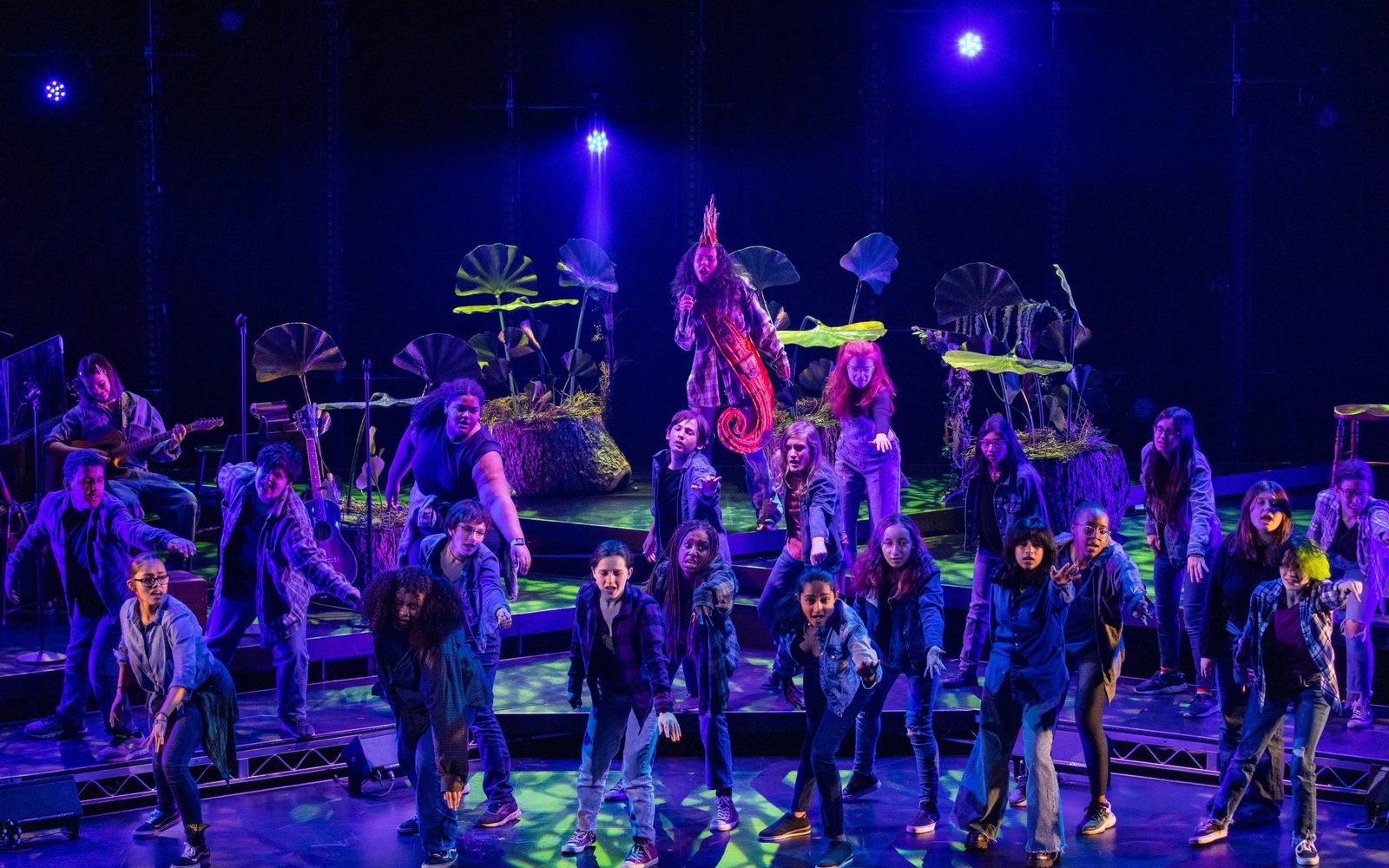 YDE singing behind the Boston Children’s Chorus in WILD: A Musical Becoming.