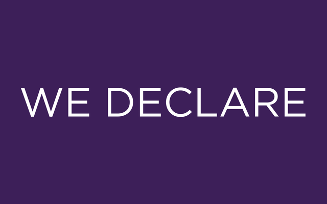 We Declare