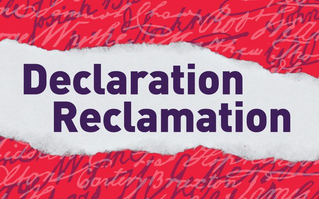 Declaration Reclamation