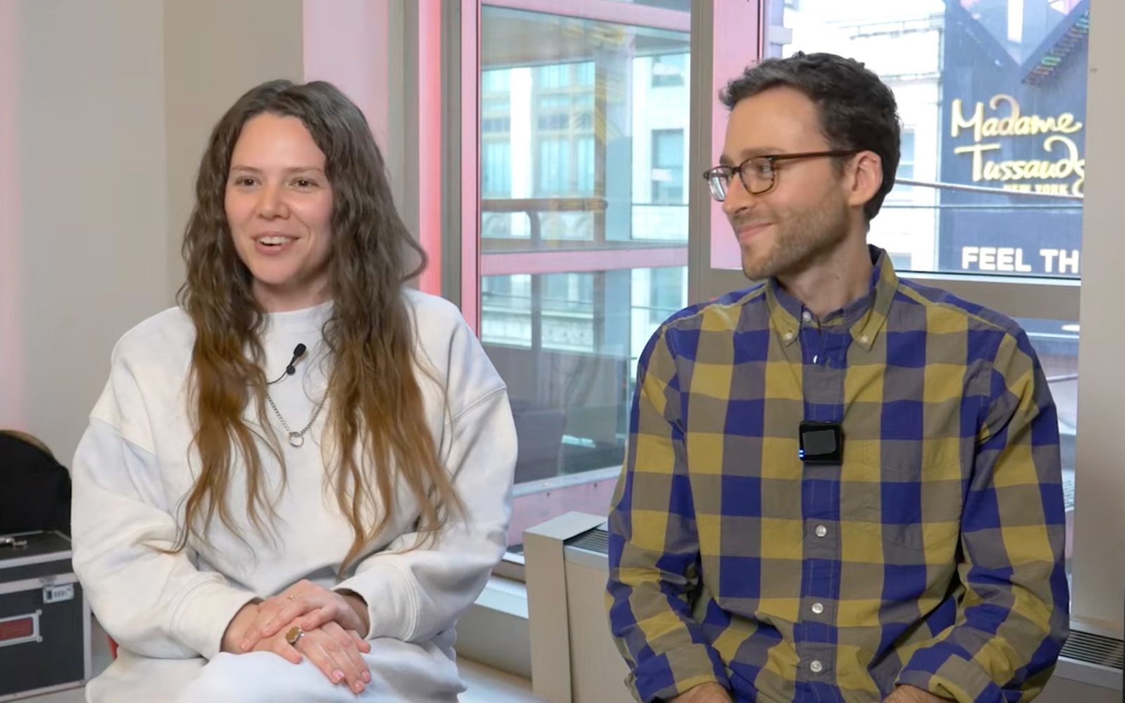 Joy Huerta and Benjamin Velez