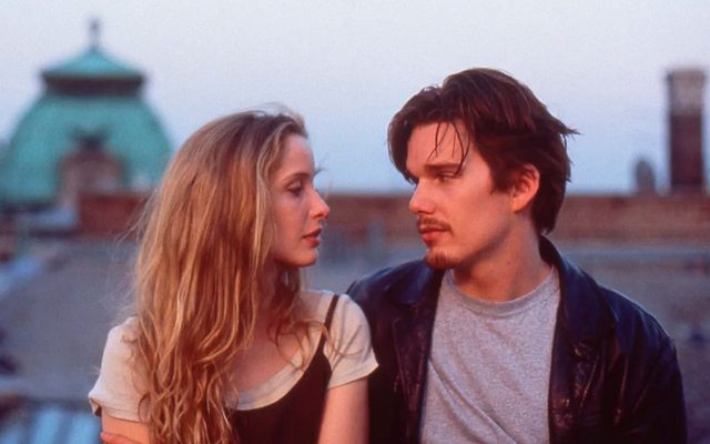 Julie Delpy and Ethan Hawke in Before Sunrise