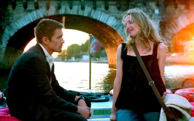 Ethan Hawke and Julie Delpy in Before Sunset