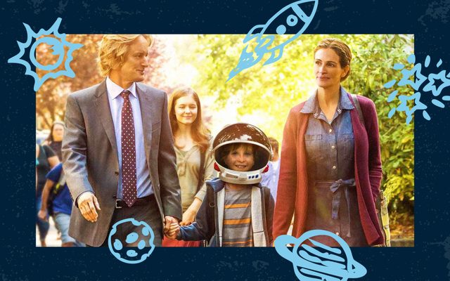 Owen Wilson, Izabela Vidovic, Jacob Tremblay, and Julia Roberts.