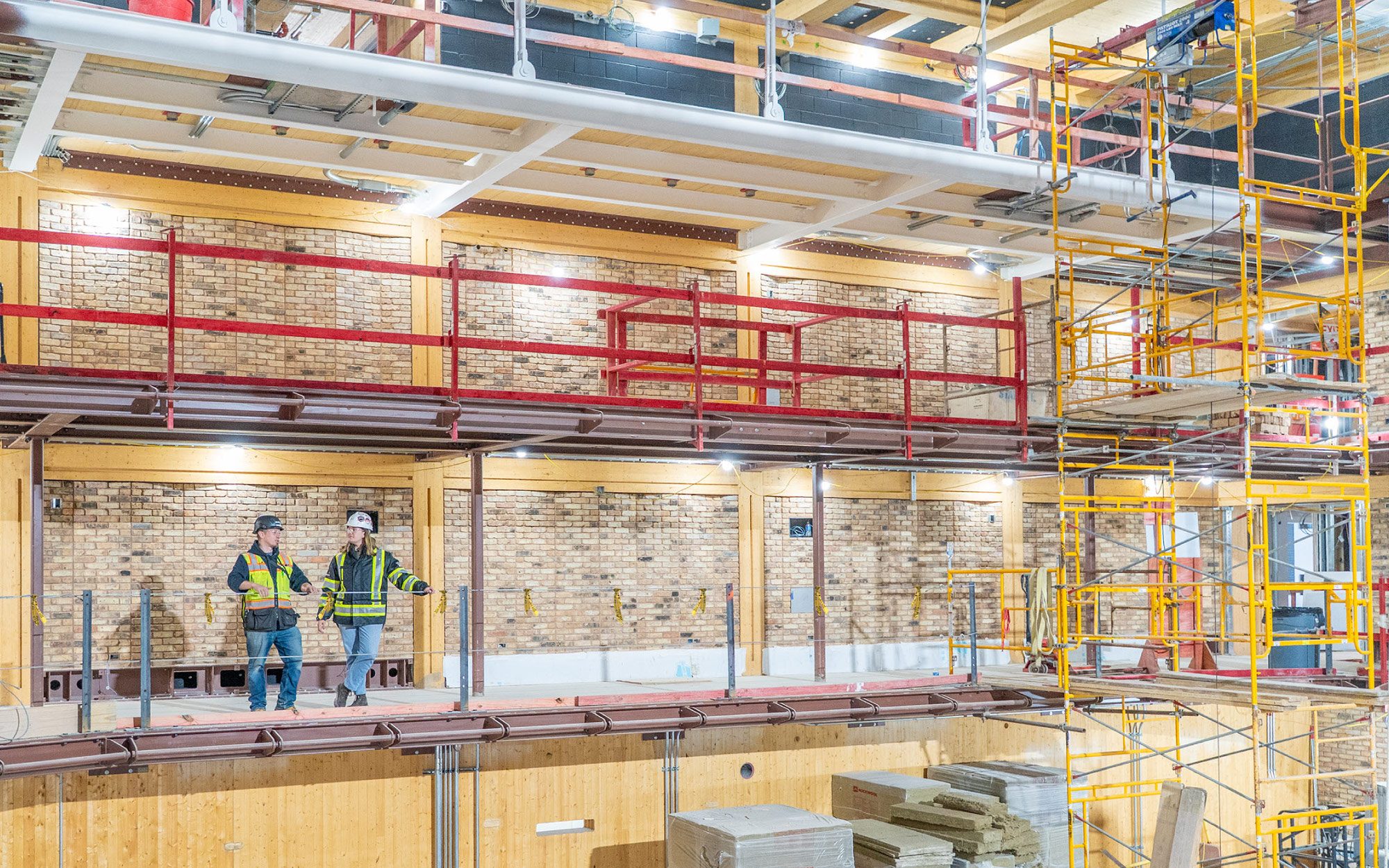 The Goel Center for Creativity & Performance Construction Photo